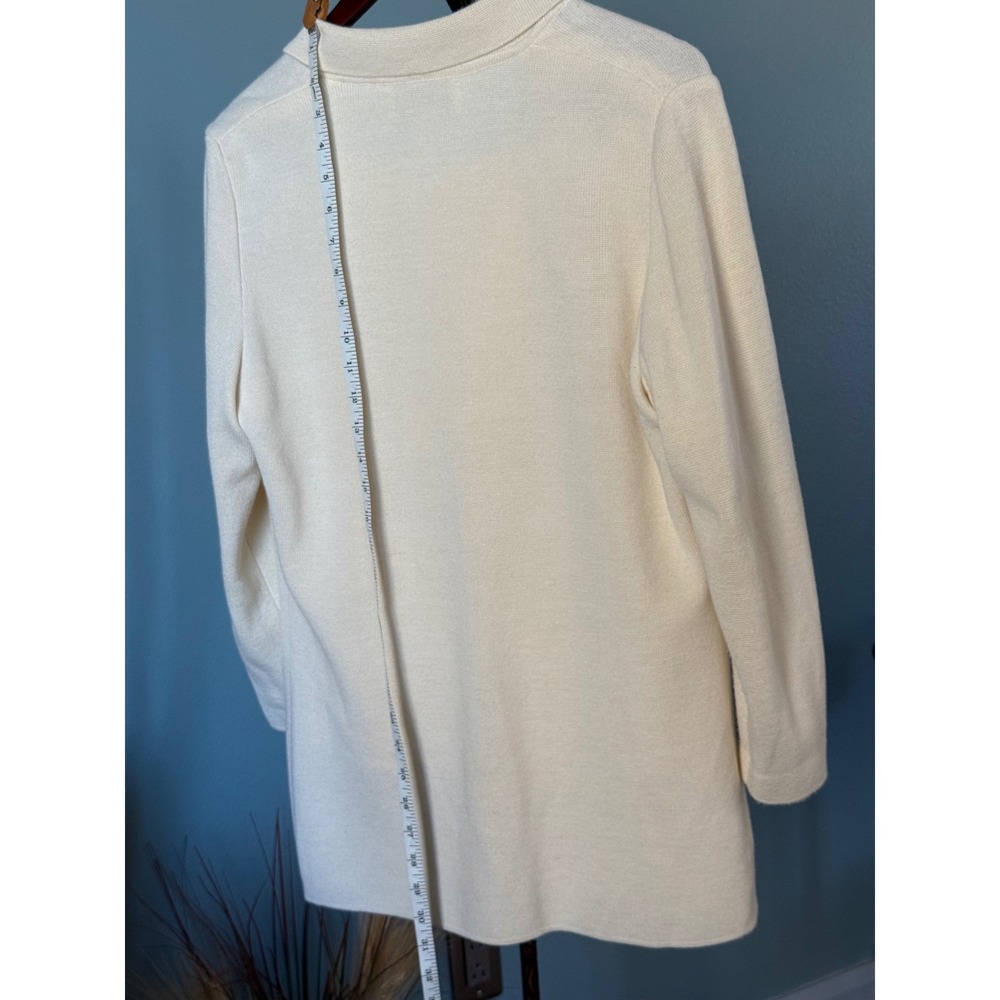 Vintage Cream Knit Skirt Suit Set | Arthur Kober Tricoville London DISPA Sz 10 - Picture 6 of 12